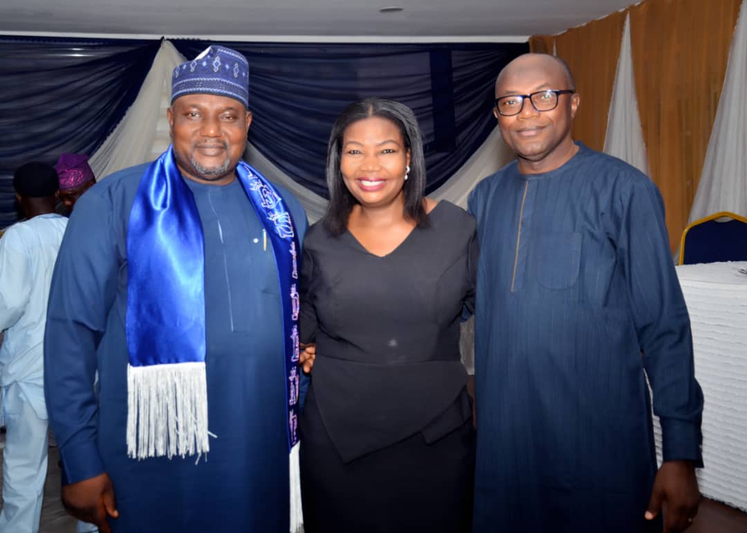 L-R, President, Selya, Abdul.